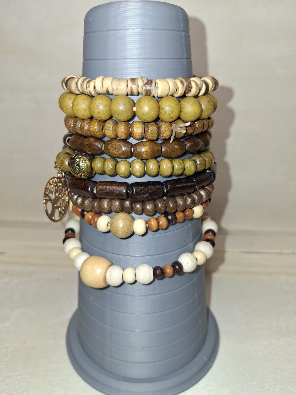 Wooden Bead Bracelet Bundle